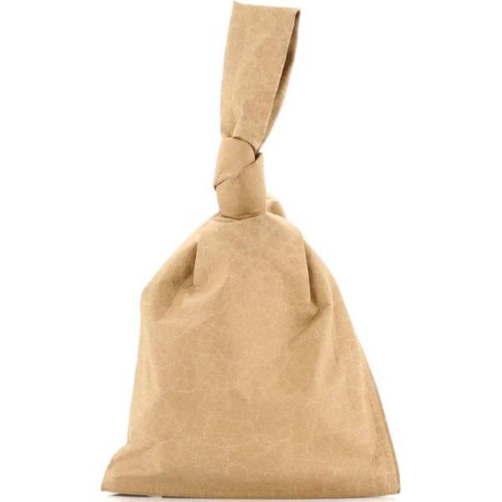 Bottega Veneta paper bag twist purse